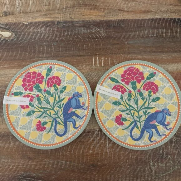 Anthropologie Other - Ellen Merchant Melamine Side PlateSet of 2